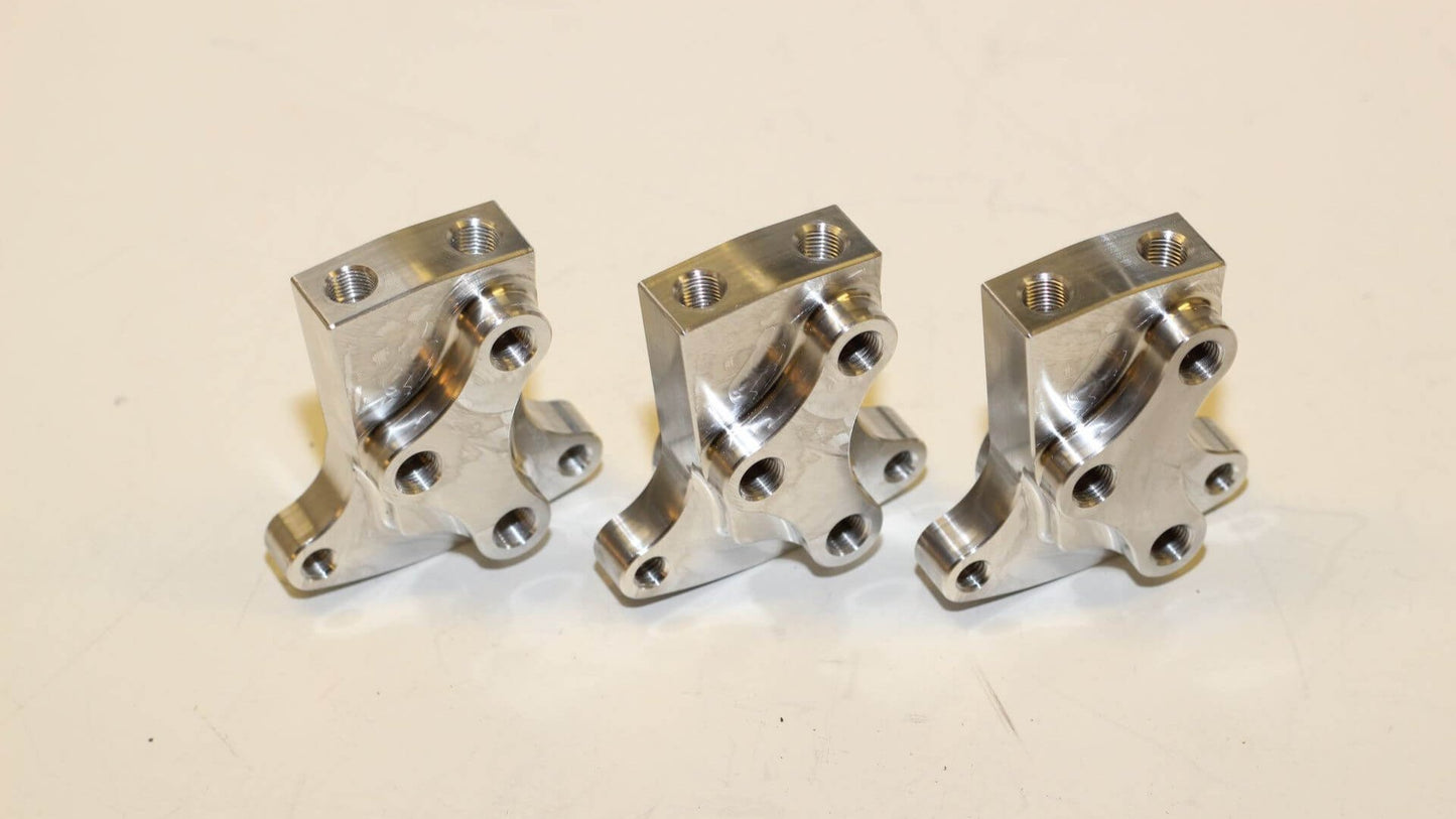 rake line and sensor manifold standing up