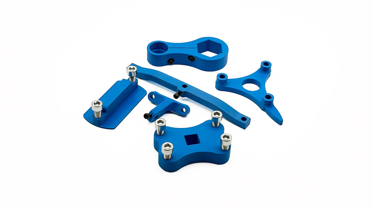 Diff install and adjustment tools for Porsche G50 blue