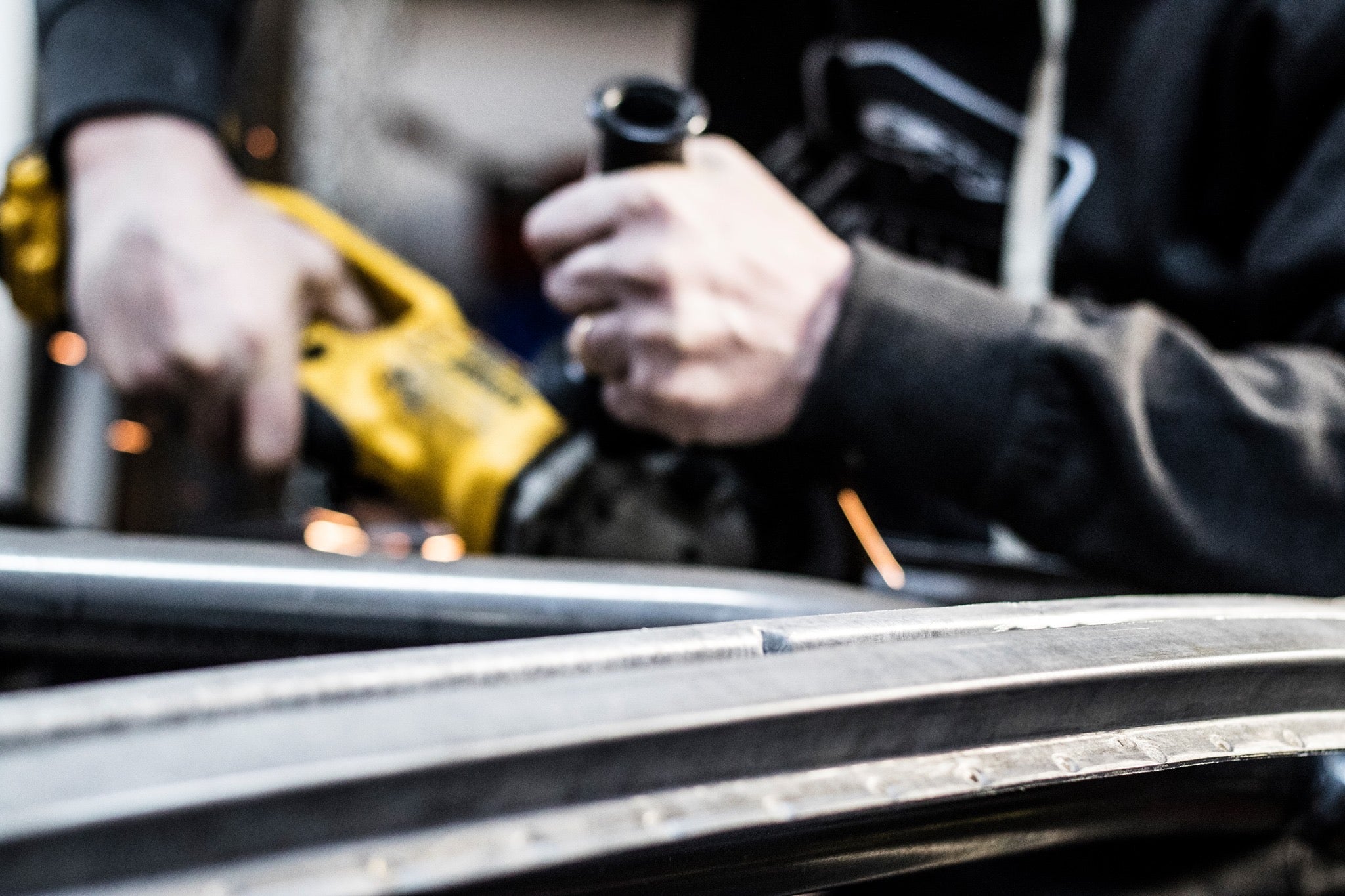 IslandWorks Engineer is fixing a classic Porsche