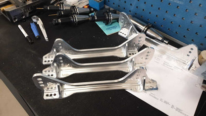 Billet Seat Mounts on table