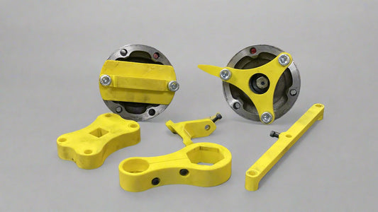 Yellow Diff install and adjustment tools for Porsche G50