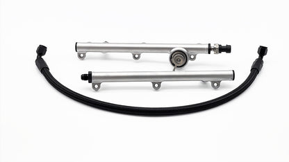 IslandWorks Precision Fuel Rail & Regulator disassembled