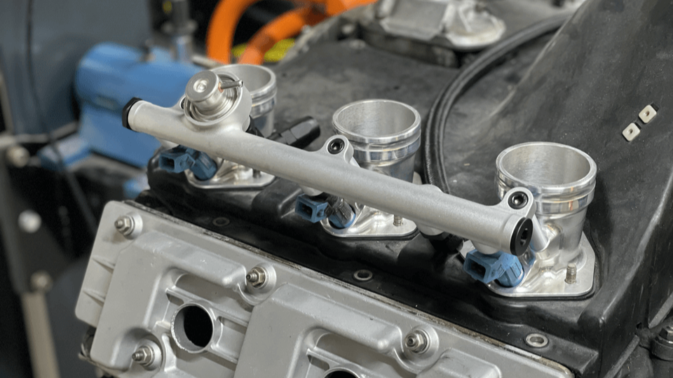 IslandWorks Precision Fuel Rail Regulator left
