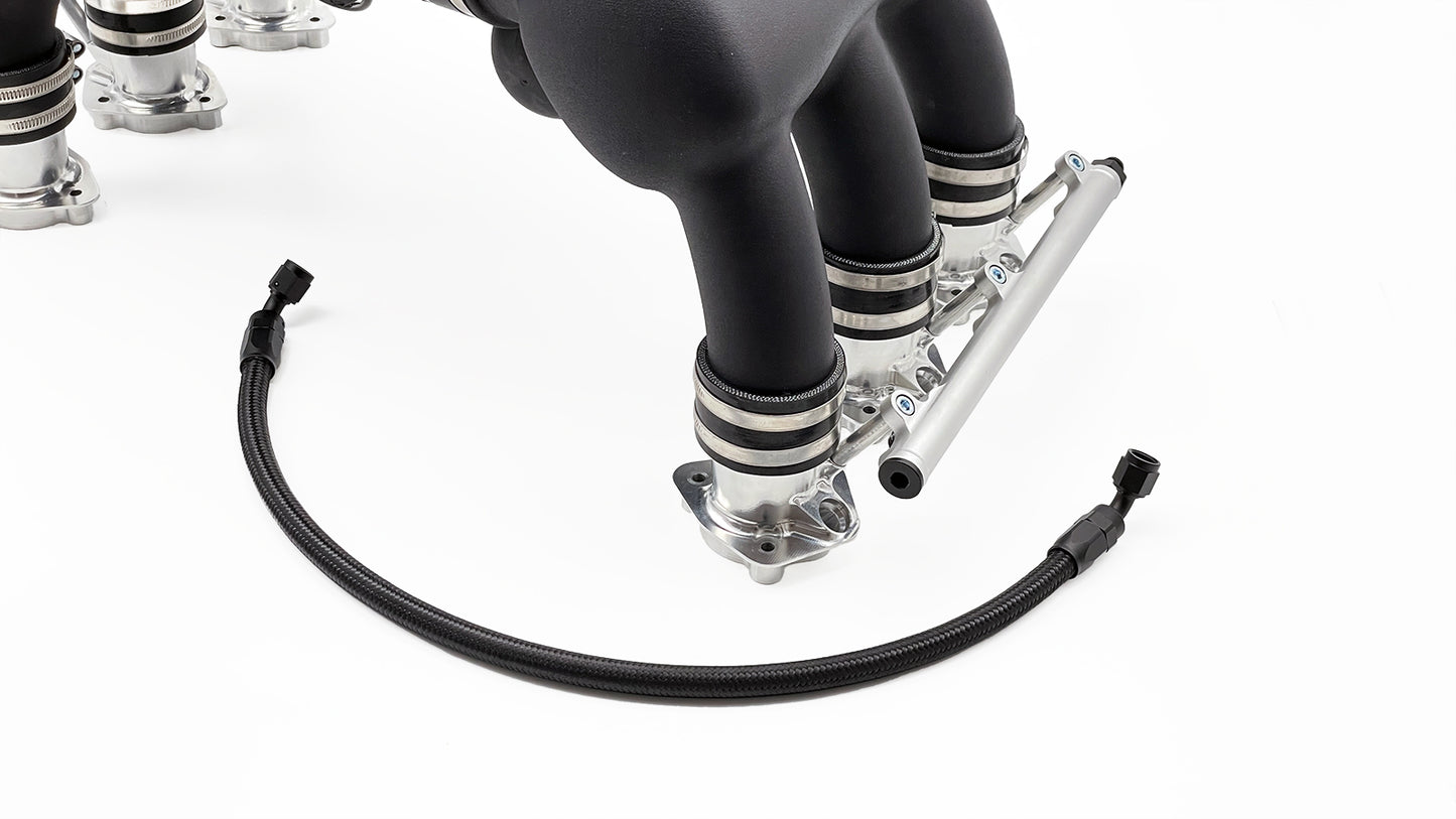 IslandWorks Precision Fuel Rail & Regulator on Intake left side