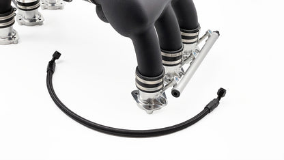 IslandWorks Precision Fuel Rail & Regulator on Intake left side